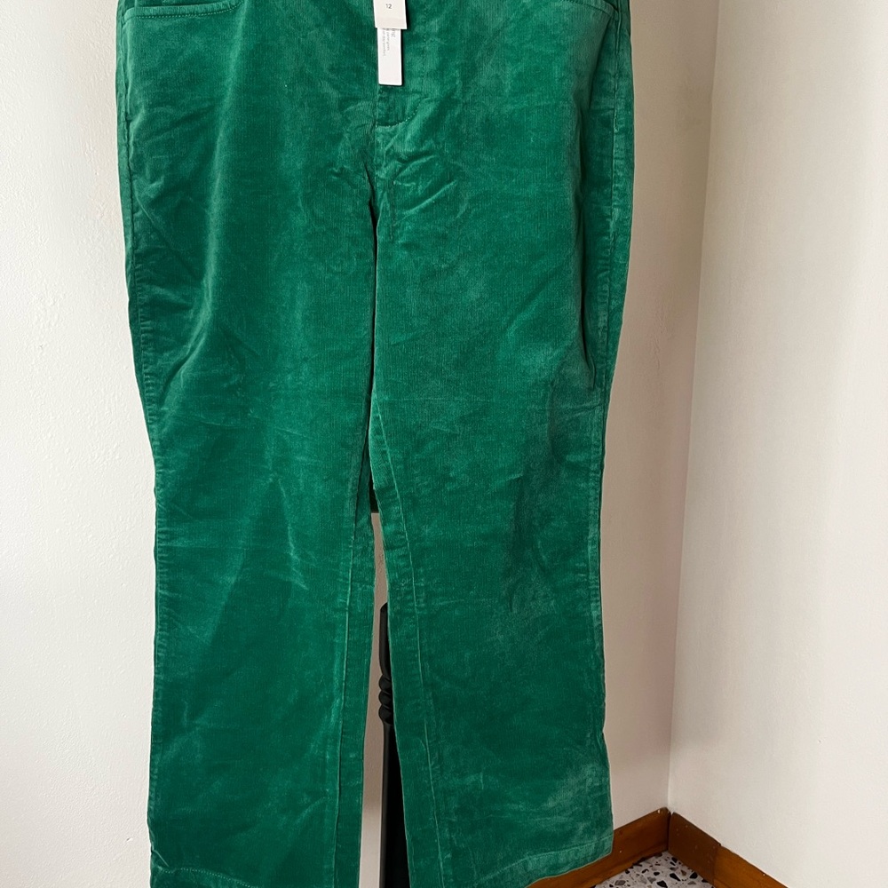 Talbots new with tags straight leg stretch corduroy pants